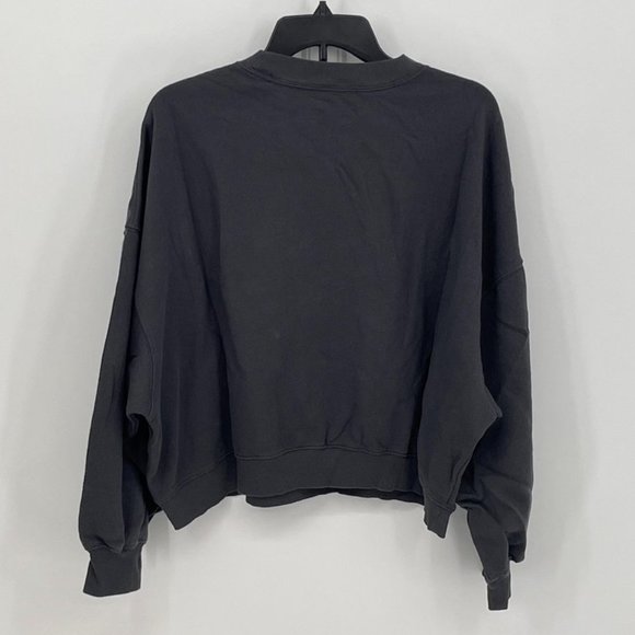 Women's Old Navy Oversized long Sleeve Sweatshirt in Grey, Size XL - Picture 2 of 5